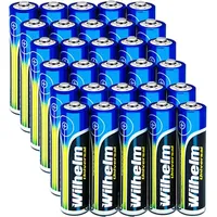 Wilhelm 30 AAA Mikro Universal Alkaline Batterien im Shrink