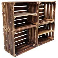 Teramico Holzkiste 50 x 40 x 30 cm 4-tlg.