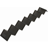 Schneider Snack-Verkaufsständer, Wellenform Brötchenständer Aluminium, 580 x 85 mm