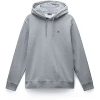 Napapijri Balis Hood Kapuzenpullover - Medium Grey Melange -