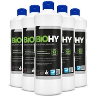 BIOHY Edelstahlreiniger (6 x 1 Liter) | Edelstahlpflege für