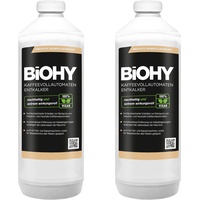 BIOHY Kaffeevollautomaten Entkalker (2x1l Flasche) | Ideal zur Entkalkung