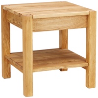 Haku-Möbel HAKU Möbel Beistelltisch Massivholz, eiche 43,0 x 43,0