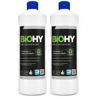 BIOHY Edelstahlreiniger (2 x 1 liter) | Edelstahlpflege für
