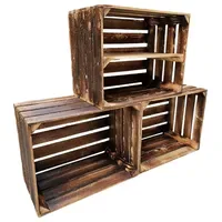 Teramico Holzkiste 50 x 40 x 30 cm 3-tlg.