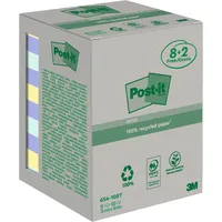 Post-it Haftnotiz Recycling Notes 76x76mm sort. 10St.