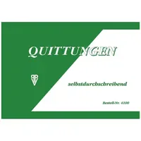 Kompatible Ware Quittung, MwSt. separat ausgewiesen Formularbuch 4100, 1