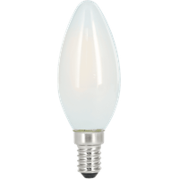 Xavax LED-Filament E14, 470lm ersetzt 40W, Kerze matt, RA90,