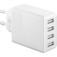 Goobay 44962 Ladegerät für Mobilgeräte Universal weiß