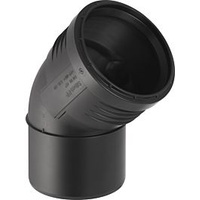 Geberit Silent PP Bogen 390022141 DN 30, 45°, schalloptimiert