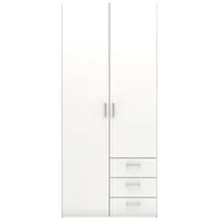 VCM Spell Kleiderschrank B 2 Türen und 3 Schubladen.