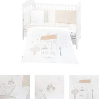 KIKKABOO Kikkaboo, Kinderbettwäsche, Babybettwäsche My Teddy 6-tlg.