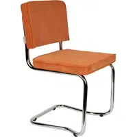 ZUIVER Ridge Kink Esszimmerstuhl Polyester orange