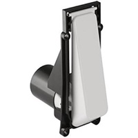 Geberit Betätigungstaste m Kolbengehäuse 240048001 pneum. Urinal Handauslösung, Chromstahl