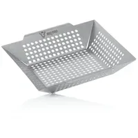 BBQ-Toro Grillkorb 30 x 30 cm Edelstahl Silber