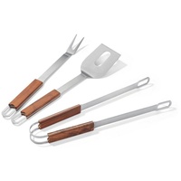 Philippi Grillbesteck Set 3-tlg. 19 x 6 cm Edelstahl