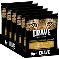 Crave Adult Trockenfutter mit Truthahn & Huhn, 6 Beutel,