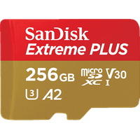 SanDisk Elite Extreme® PLUS UHS-I, Micro-SDXC Speicherkarte, 256 GB,