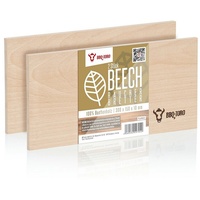 BBQ-Toro Räucherbrett 30 x 15 cm Holz beige