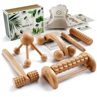 HELDSON HELDSON® Premium Massage Set Holz [6 Teile] FSC®100%
