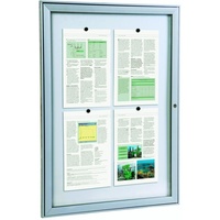 Showdown® Displays Schaukasten S alu 4x DIN A4