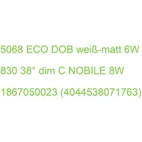 Nobile 5068 ECO DOB weiß-matt 8W 830 38° dim