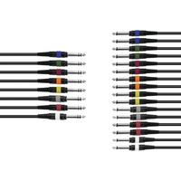Omnitronic Snake-Kabel 8xKlinke/16xKlinke mono (15 m, 6.3mm Klinke (Jack)),