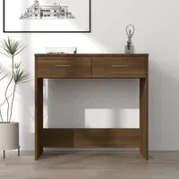 VidaXL Schreibtisch Braun Eichen-Optik 80x40x75 cm Holzwerkstoff
