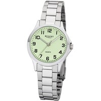REGENT Damen Uhr 2252408 Metall Quarz Armbanduhr Metallarmband silber