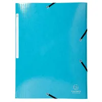 Exacompta 25x Sammelmappe +3 Klappen Gummizug MAXI Karton A4