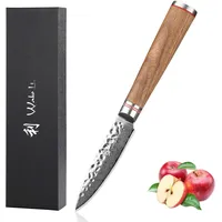 Wakoli Nussbaum Damast Officemesser I 9 cm Klinge I