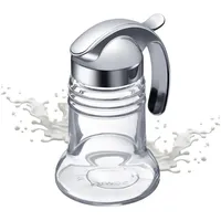 Westmark Sahnegießer/ Honiggießer, Fassungsvermögen: 150 ml, Glas/ABS, Verchromt, Paris-Chrome,