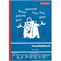 Herlitz Formularbuch Haushaltsbuch A5, 40 Blatt