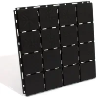 Prosperplast Beetplatten Easy Square Bodenplatten mit 40x40 cm, rutschfest,
