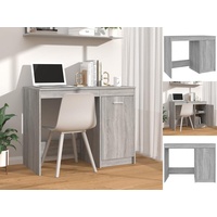 VidaXL Schreibtisch Grau Sonoma 100x50x76 cm Holzwerkstoff