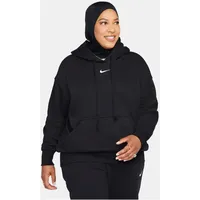 Nike Sportswear Phoenix Fleece Oversize-Hoodie Damen Black/Sail XS