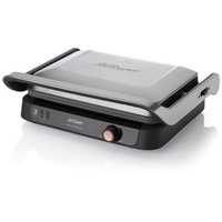Arzum Tostçu Delux 1800W, Sandwichmaker, Antihaft-Gusseisenplatte in Granitoptik, Edelstahl