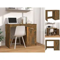 VidaXL Schreibtisch Räuchereiche 100x50x76 cm Holzwerkstoff