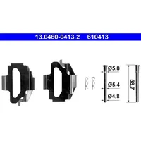 ATE Zubehörsatz, Scheibenbremsbelag