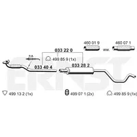 Ernst Mittelschalldämpfer für Opel Meriva A