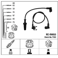 NGK Zündleitungssatz Renault: Espace II, 25