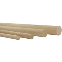 Vasalat Holzstäbe glatt zum Basteln 100cm x 16/18mm Buche