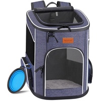 Morpilot Katzenrucksack, Hunderucksack für Katzen und Hunde Welpen, Atmungsaktive