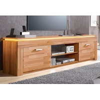 Vogl möbelfabrik Lowboard Breite 222 cm beige (kernbuche teilmassiv),