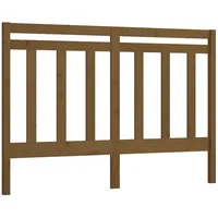 VidaXL Kopfteil Honigbraun 126x4x100 cm Massivholz Kiefer