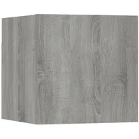 VidaXL TV-Wandschrank Grau Sonoma 30,5x30x30 cm