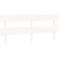 VidaXL Kopfteil Weiß 184x3x81 cm Massivholz Kiefer