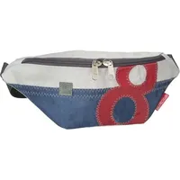 360 Grad 360Grad Gürteltasche Knoten Weiß/Blau mit roter Zahl