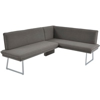 K+W Komfort & Wohnen Eckbank mit Sattlernaht und schmaler