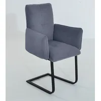 K+W Komfort & Wohnen Freischwinger 6502 blau